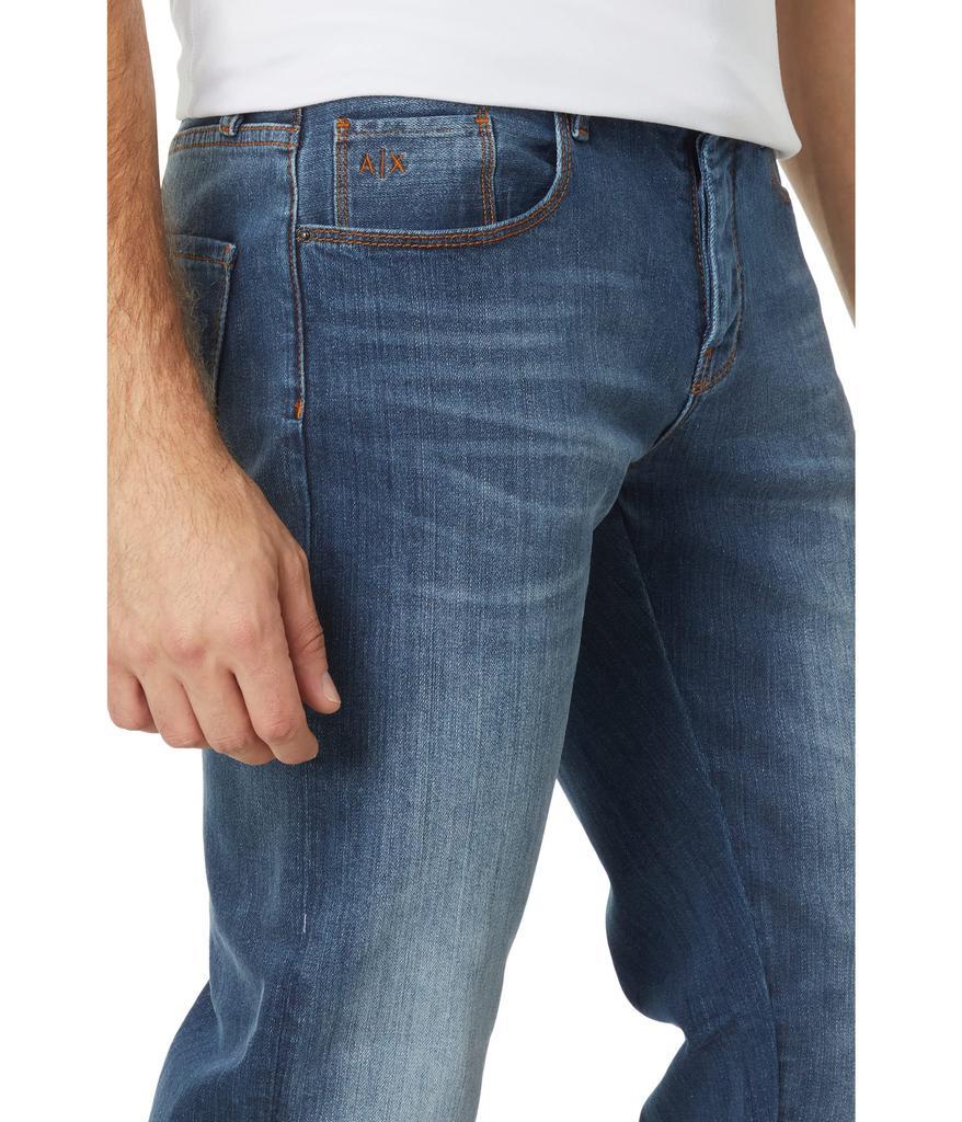 商品Armani Exchange|Smiley Skinny Jeans,价格¥559,第5张图片详细描述