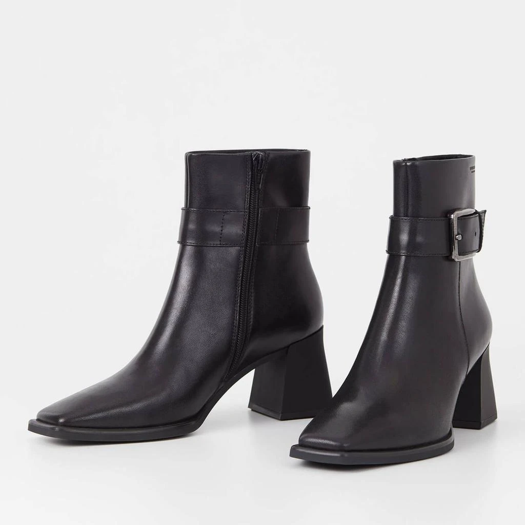 商品Vagabond|Vagabond Women's Hedda Buckle Leather Heeled Boots,价格¥1397,第3张图片详细描述