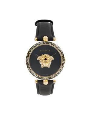商品Versace|39MM Stainless Steel & Leather Strap Watch,价格¥5144,第1张图片