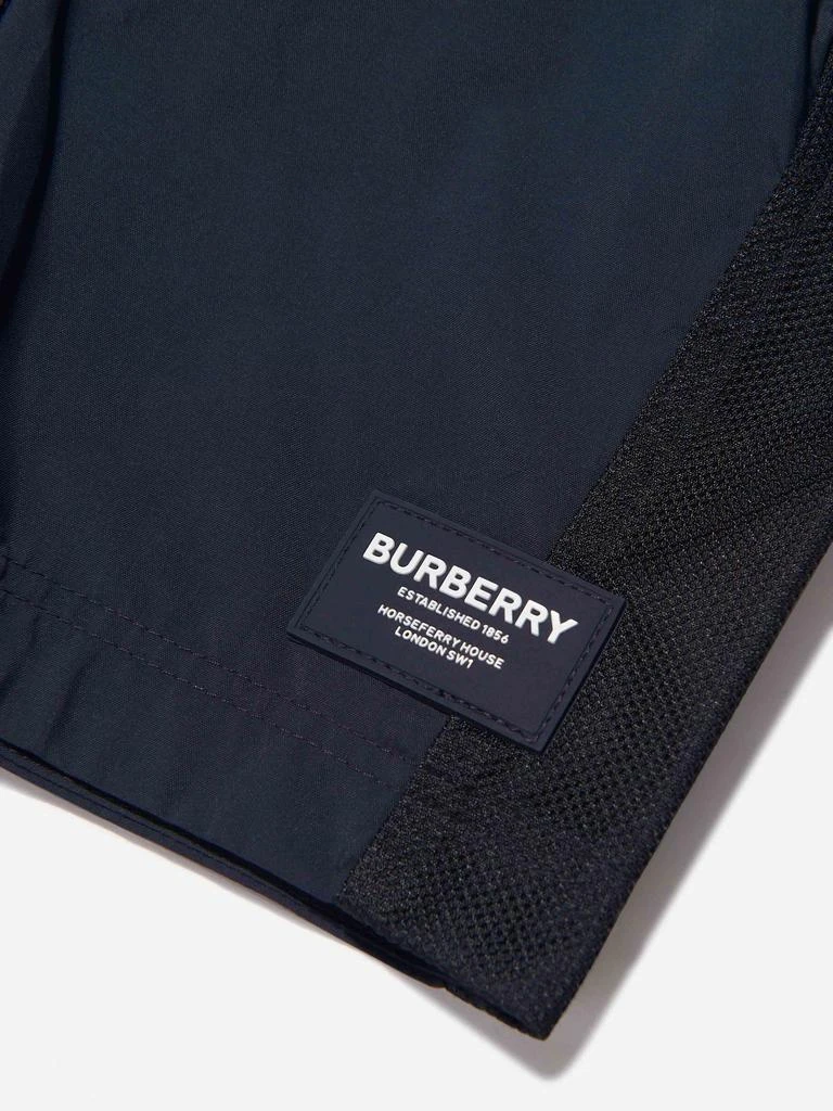 商品Burberry|Burberry Blue Baby Boys Logo Swim Shorts,价格¥1132,第3张图片详细描述