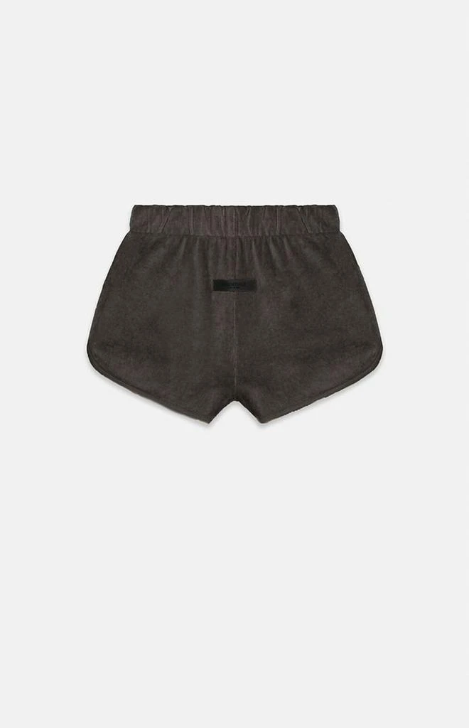 商品Essentials|Women's Off Black Velour Beach Shorts,价格¥192,第1张图片