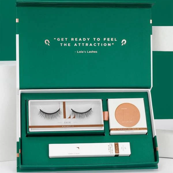 商品Lookfantastic|Lola's Lashes Jade Magnetic Eyelash Kit - Black Eyeliner,价格¥392,第2张图片详细描述