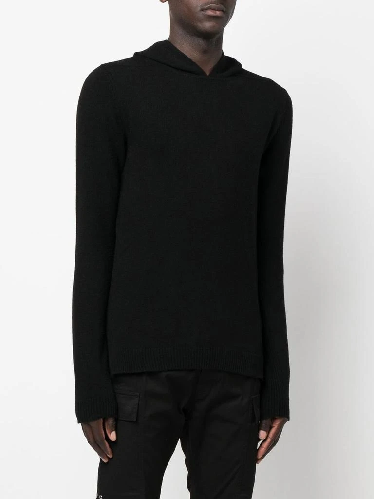 商品Rick Owens|RICK OWENS MEN KNIT HOODIE,价格¥2213,第1张图片