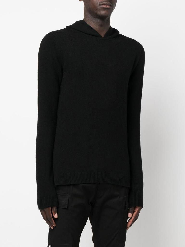 商品Rick Owens|RICK OWENS MEN KNIT HOODIE,价格¥7209,第1张图片