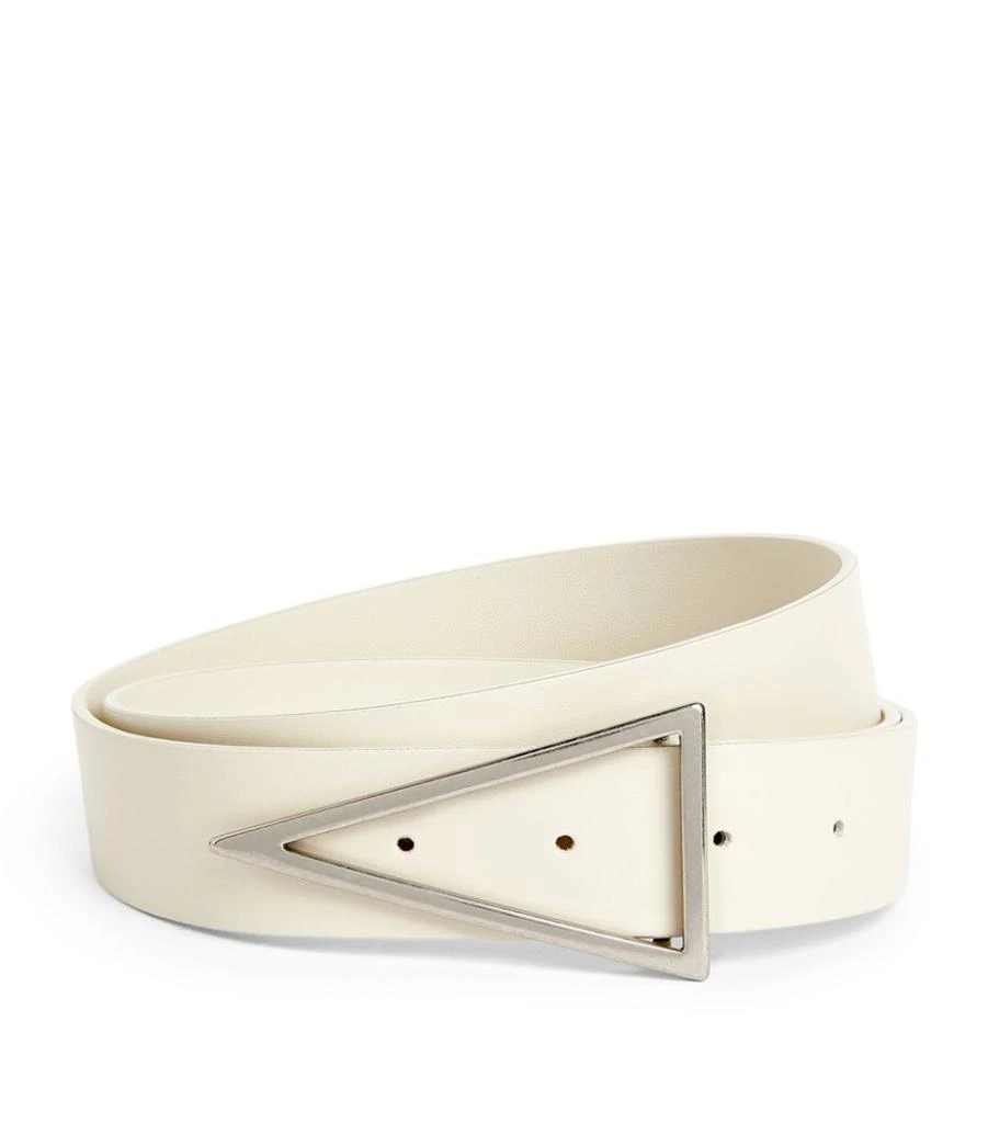 商品Bottega Veneta|Leather Triangle Belt,价格¥3709,第1张图片