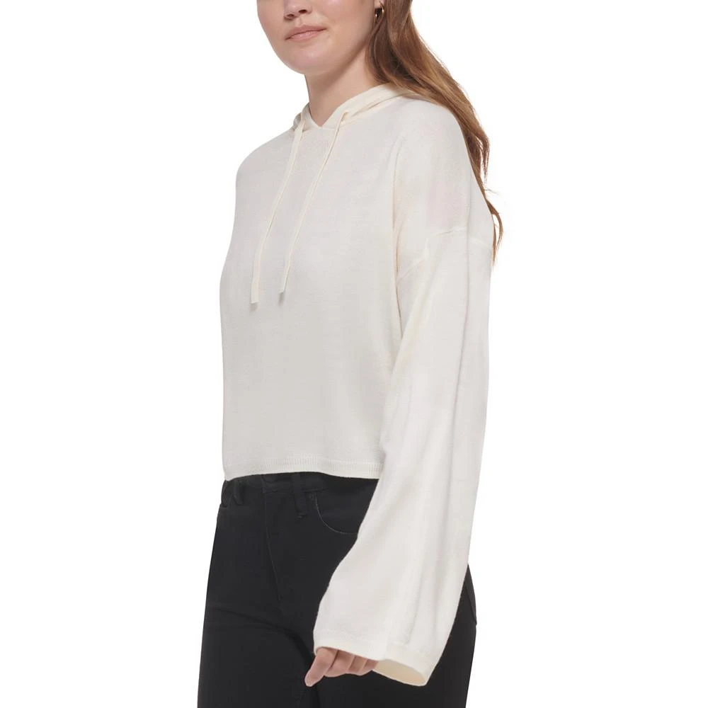 商品Calvin Klein|Women's Hooded Bell-Sleeve Top,价格¥210,第3张图片详细描述