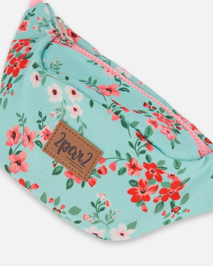 商品Deux par Deux|Fanny Bag Light Blue Flower Print,价格¥104,第4张图片详细描述