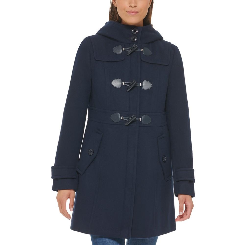 Women's Hooded Toggle Walker Coat, Created for Macy's商品第5张图片规格展示