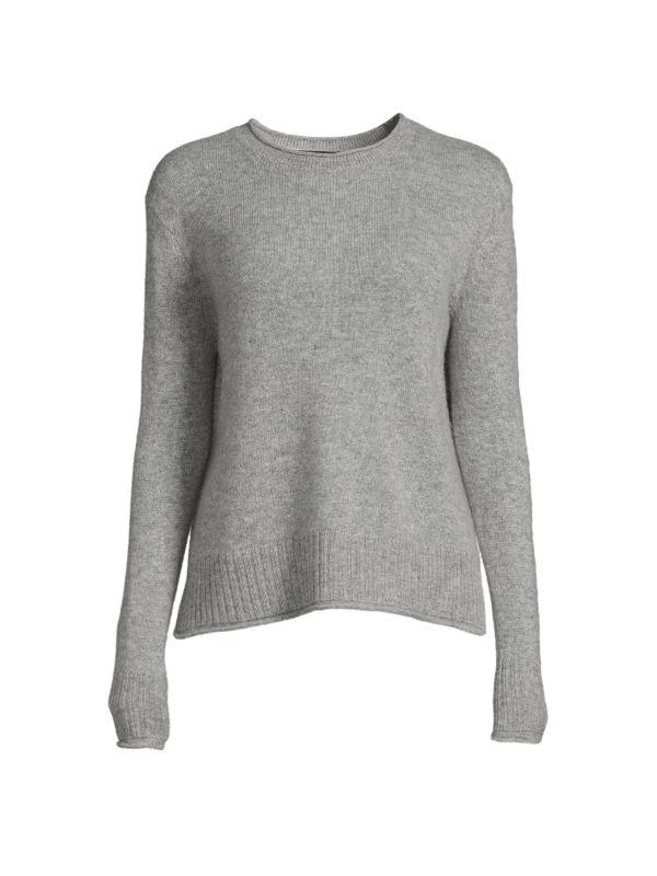 商品Saks Fifth Avenue|Rolled Edge Crewneck 100% Cashmere Sweater,价格¥383,第3张图片详细描述