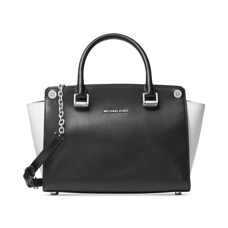 商品Michael Kors|MICHAEL  Selma Swap Medium Top Zip Satchel,价格¥1079,第1张图片