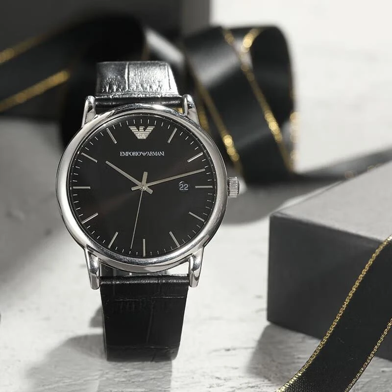 阿玛尼(Emporio Armani) 时尚休闲皮带欧美石英腕表男士AR2500 商品