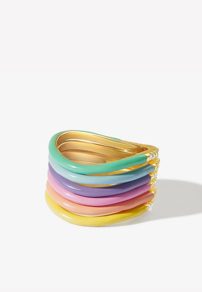 商品Adornmonde|Egor Enamel Ring Set,价格¥2993,第2张图片详细描述