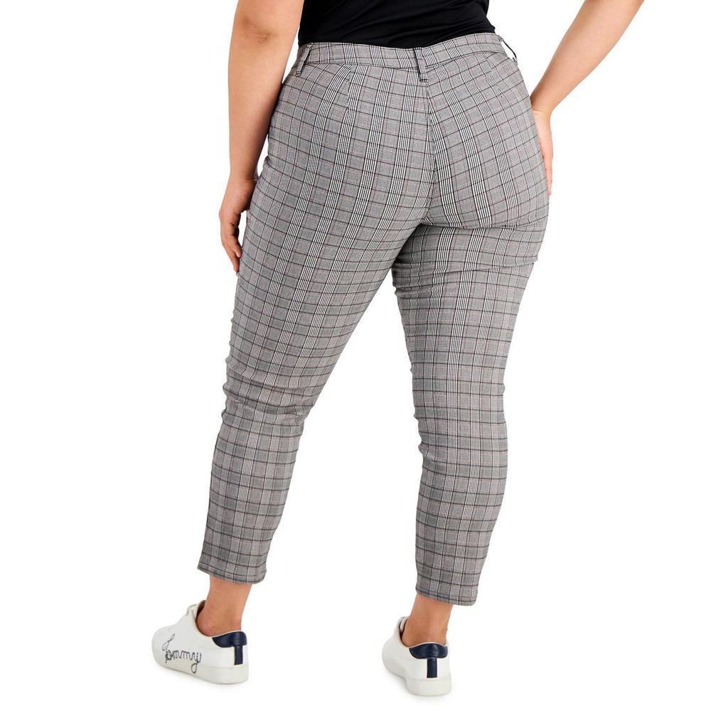 商品Tommy Hilfiger|Tommy Hilfiger Womens Plus Glen Plaid Officewear Straight Leg Pants,价格¥328,第4张图片详细描述