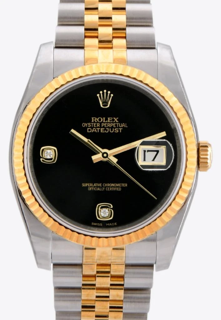 商品Rolex|Oyster Perpetual Datejust Bi-Color with Gold and Diamonds,价格¥111459,第2张图片详细描述