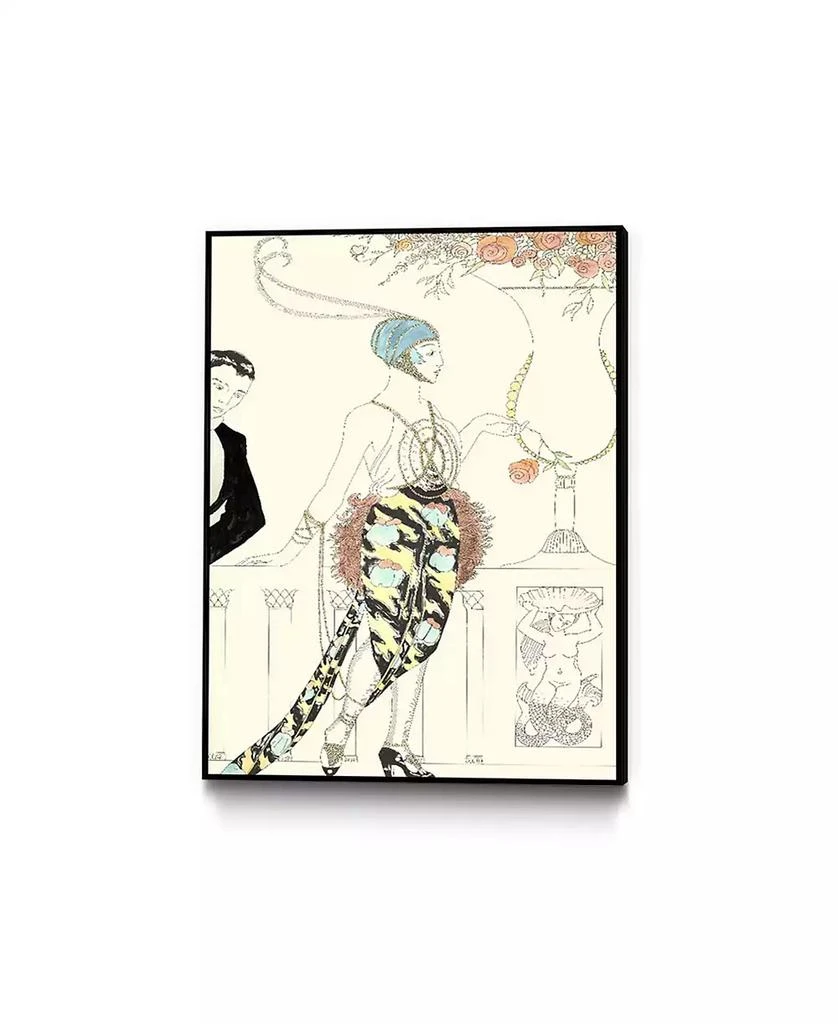 商品Giant Art|24" x 18" Arte Deco Fashion II Art Block Framed Canvas,价格¥1346,第1张图片
