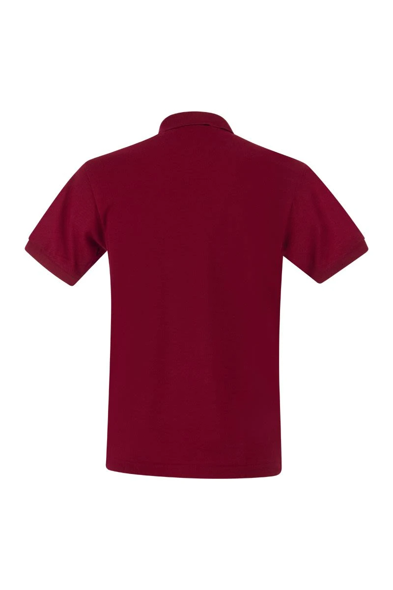 商品【商品预售7天】 Lacoste|Lacoste 男士POLO衫 1212476 红色,价格¥655,第5张图片详细描述