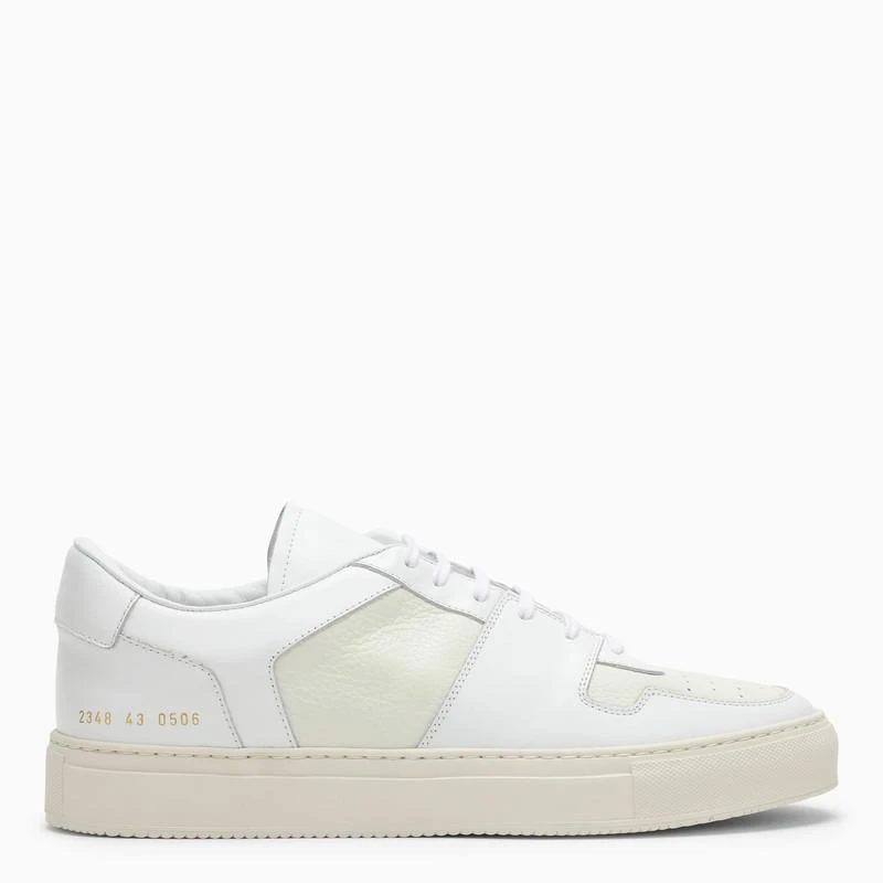 商品Common Projects|White leather low top sneakers,价格¥1166,第1张图片