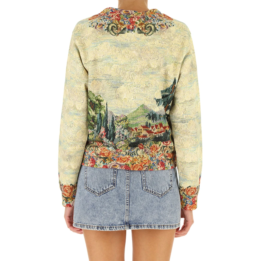 MOSCHINO 女士印花圆领卫衣 A1716-5427-2888 商品
