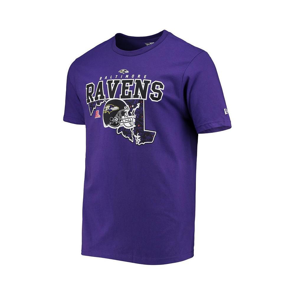 商品New Era|Men's Purple Baltimore Ravens Local Pack T-shirt,价格¥284,第4张图片详细描述