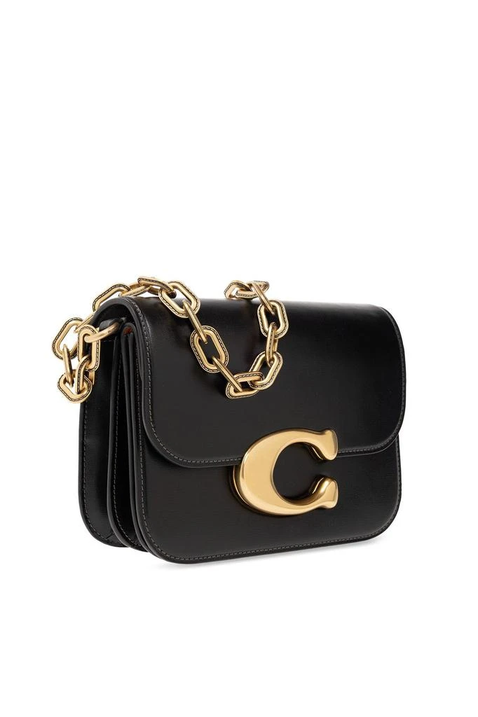 商品Coach|Coach Idol Logo Plaque Chained Shoulder Bag,价格¥4328,第3张图片详细描述