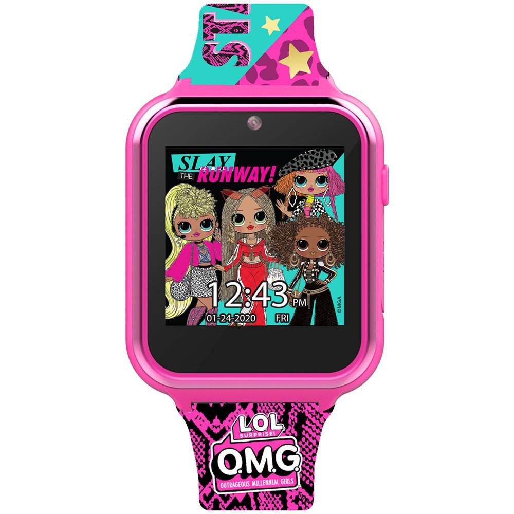 Kid's OMG Multicolored Silicone Touchscreen Smart Watch 46x41mm商品第1张图片规格展示