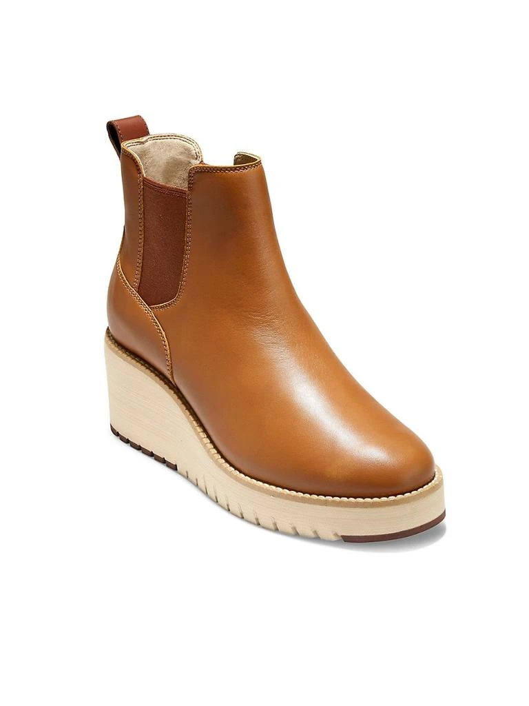 商品Cole Haan|Zerogrand City Leather Wedge Boots,价格¥589,第2张图片详细描述