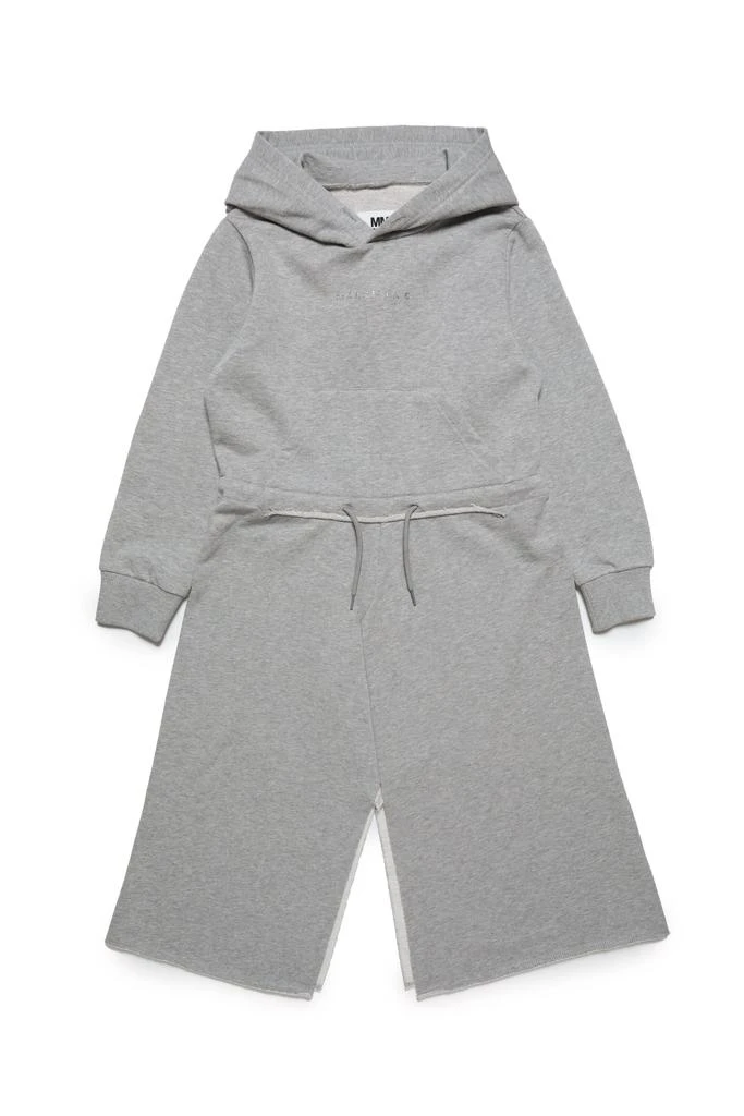 商品MM6|Mm6d63u Dress Maison Margiela Hooded Fleece Maxi-dress With Raw Cut Hemline,价格¥2679,第1张图片