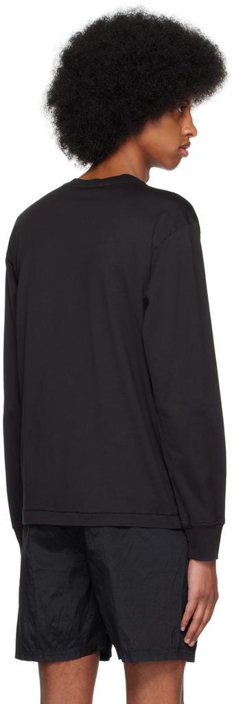 Black Patch Long Sleeve T-Shirt商品第3张图片规格展示