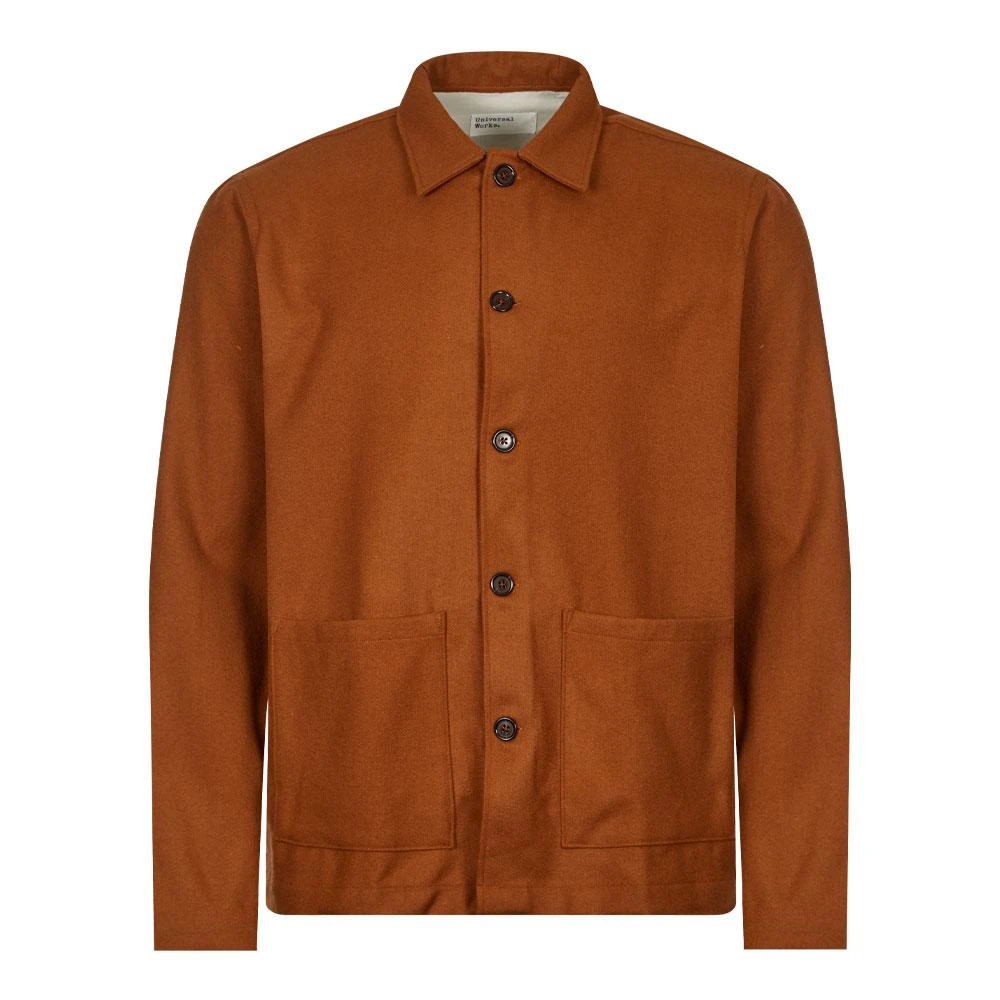 商品Universal Works|Universal Works Easy Overshirt - Camel,价格¥793,第1张图片