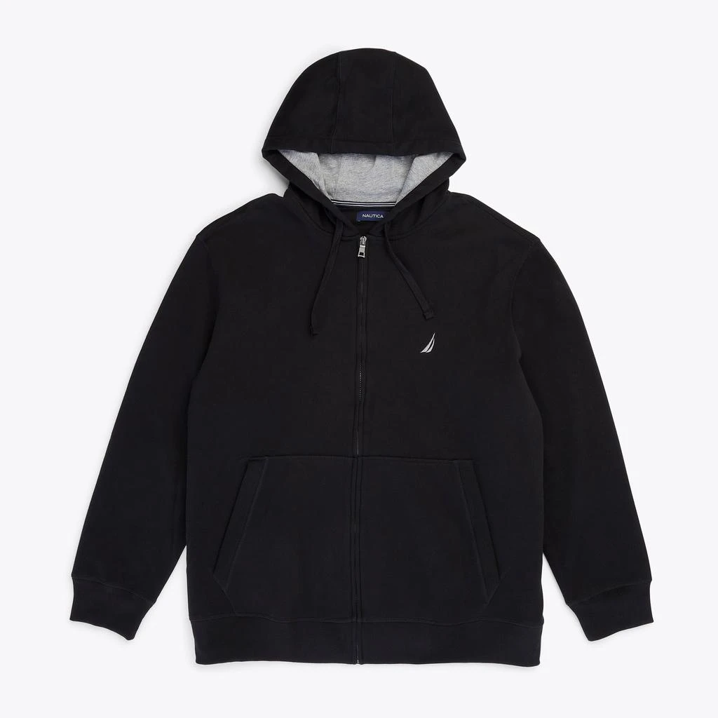 商品Nautica|Nautica Mens Big & Tall Fleece Full-Zip Hoodie,价格¥159,第2张图片详细描述