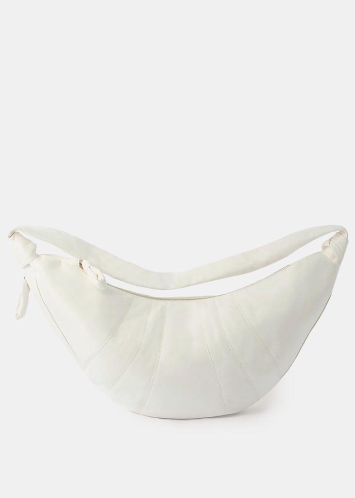 商品Lemaire|Lemaire White Nappa Large Croissant Bag,价格¥10388,第1张图片