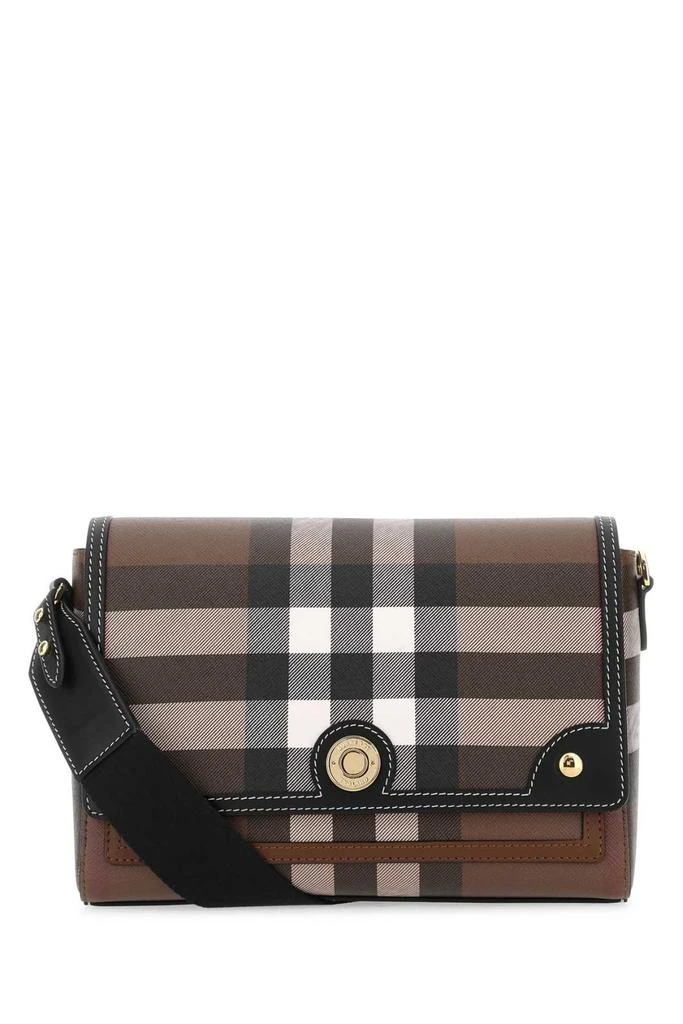 商品Burberry|Burberry Note Checked Logo Detailed Crossbody Bag,价格¥8727,第1张图片