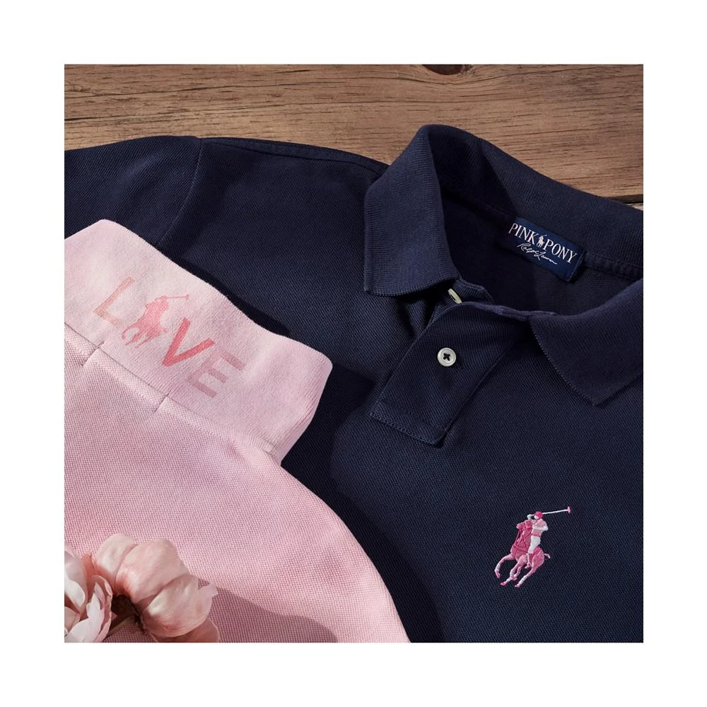 Men's Pink Pony Mesh Polo Shirt 商品