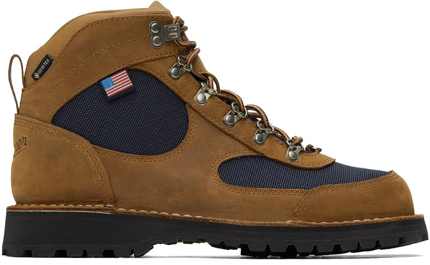 商品Danner|Tan & Navy Cascade Crest Boots,价格¥1551,第1张图片