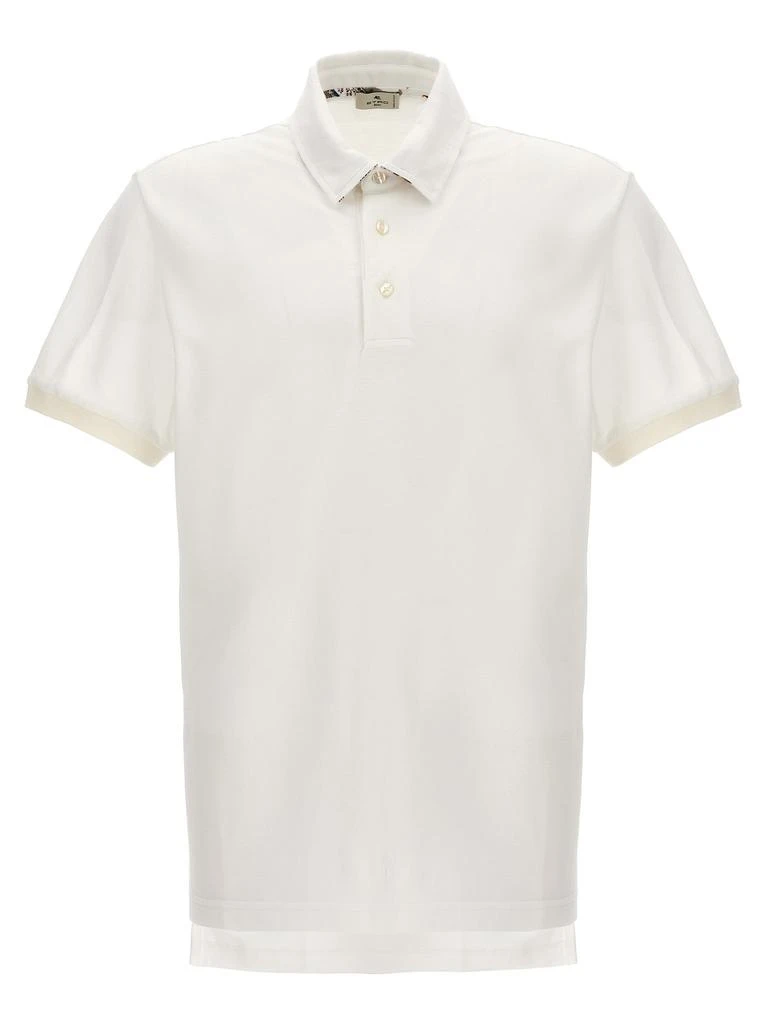 商品ETRO|Logo  Shirt Polo White,价格¥1270,第1张图片