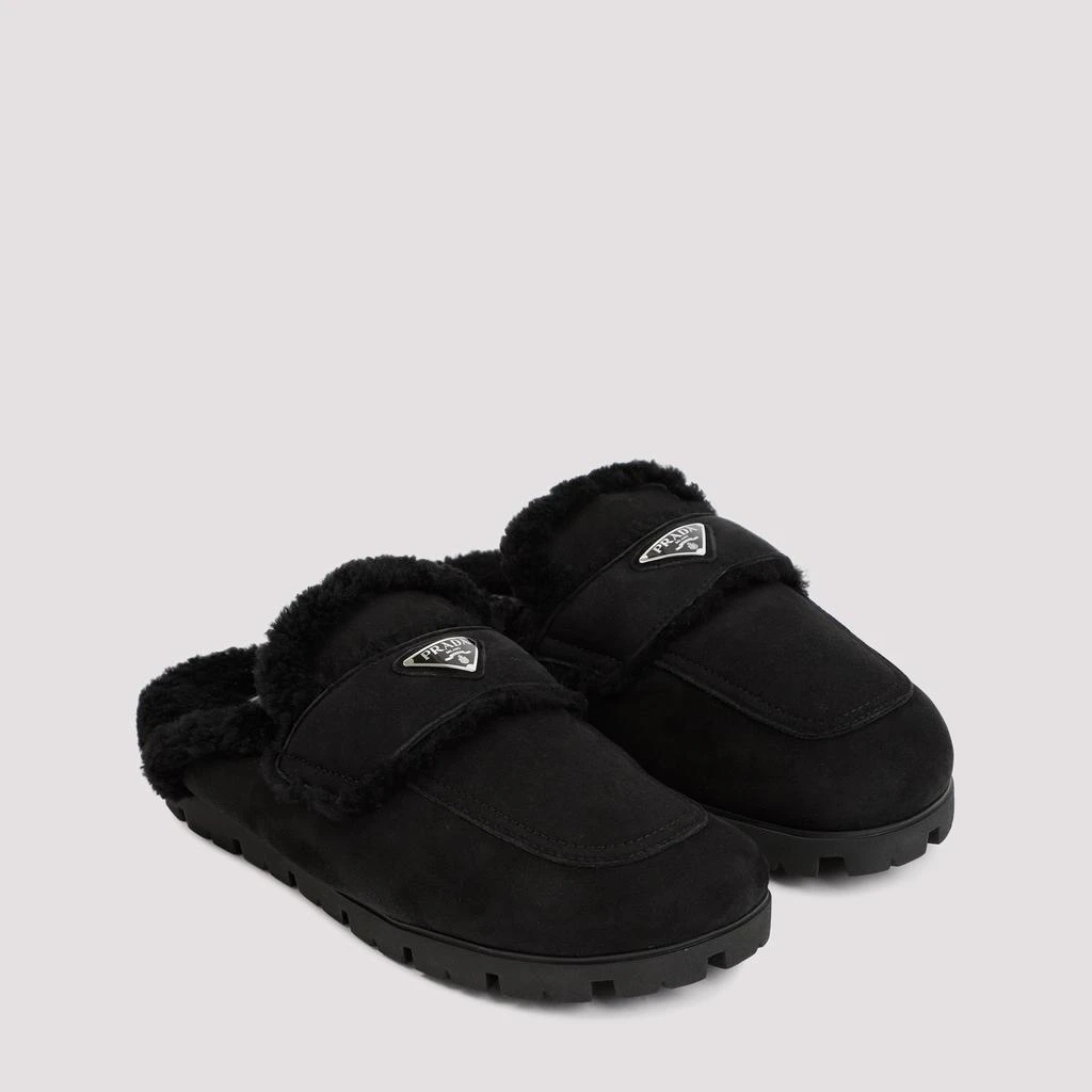 商品Prada|PRADA  SHEARLING SLIPPERS SHOES,价格¥6123,第3张图片详细描述