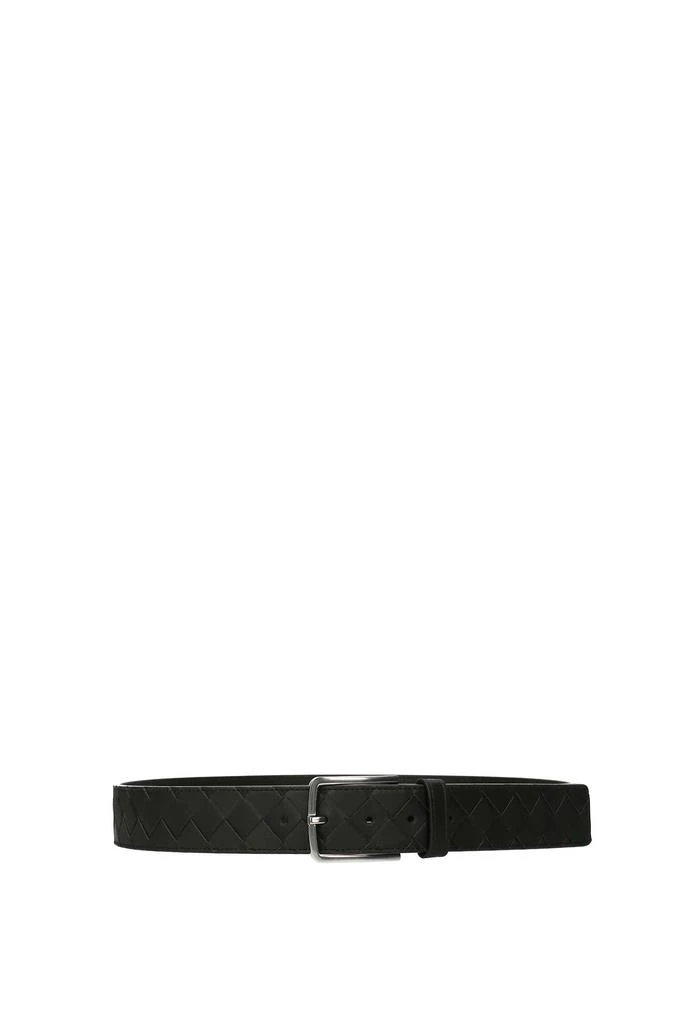 商品Bottega Veneta|Regular belts Leather Green Olive,价格¥3578,第1张图片