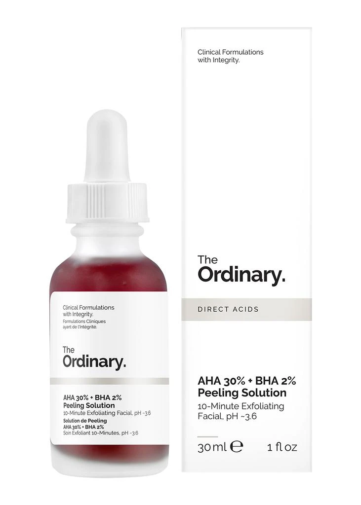 商品The Ordinary|高浓度果酸焕肤面膜精华液 AHA 30% + BHA 2% Peeling Solution 30ml,价格¥87,第2张图片详细描述