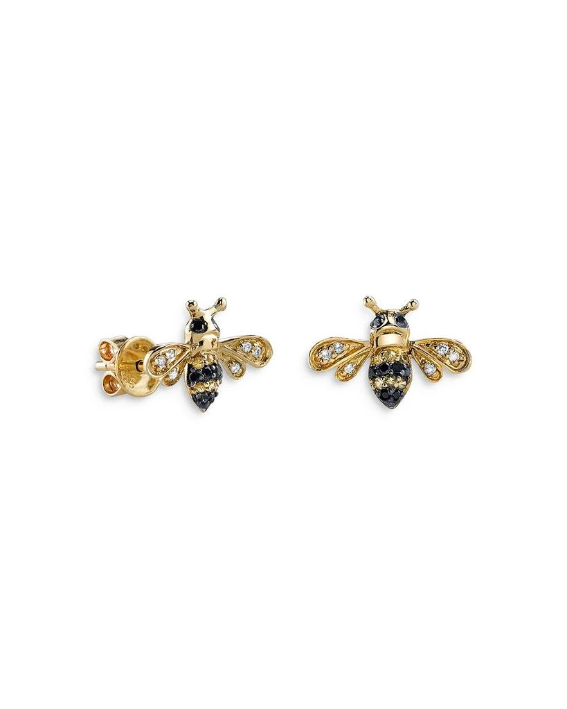 商品Sydney Evan|14K Yellow Gold Bee Single Stud Earring,价格¥3744,第1张图片