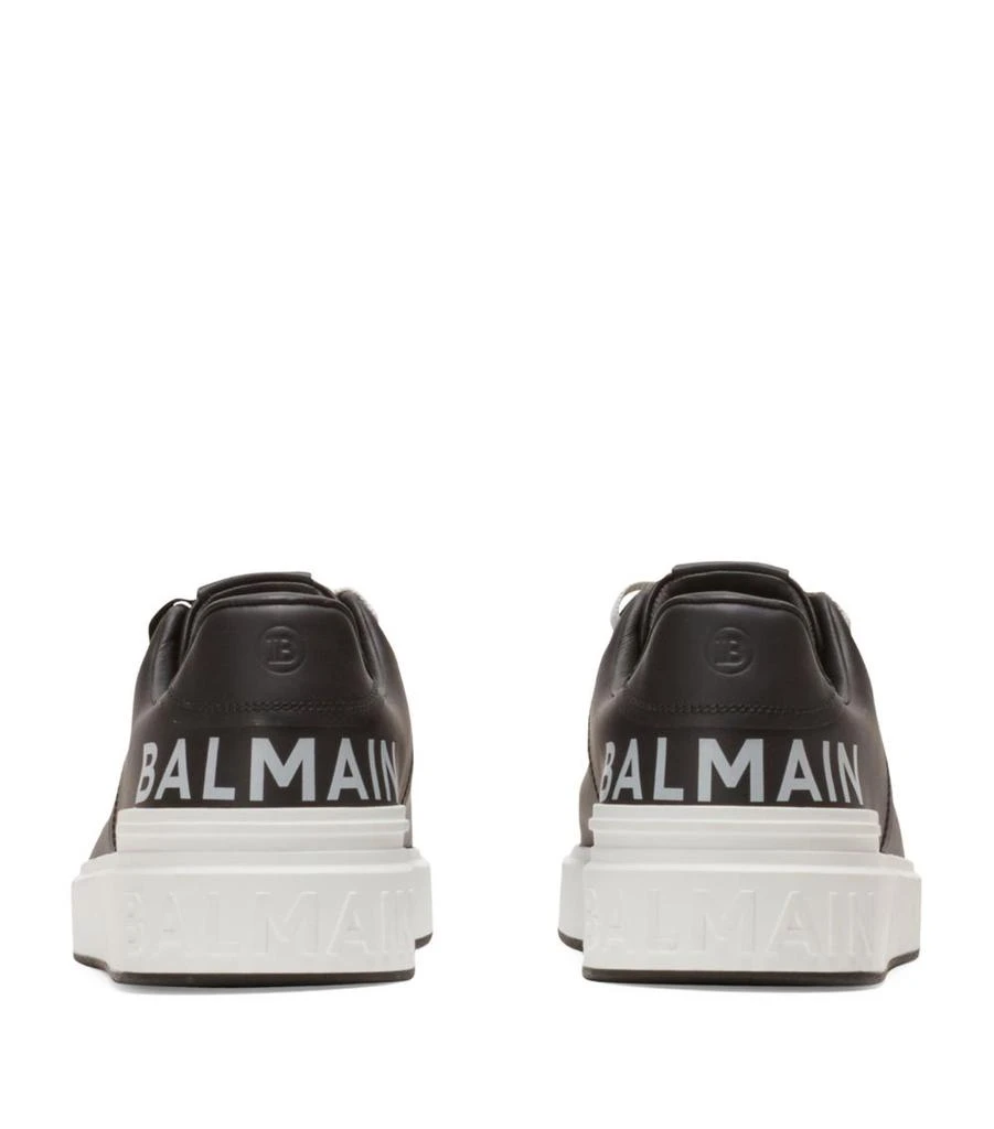 商品Balmain|Leather B-Court Sneakers,价格¥5222,第3张图片详细描述