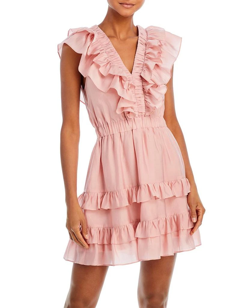 商品Endless Rose|Ruffle Trim Mini Dress,价格¥498,第1张图片