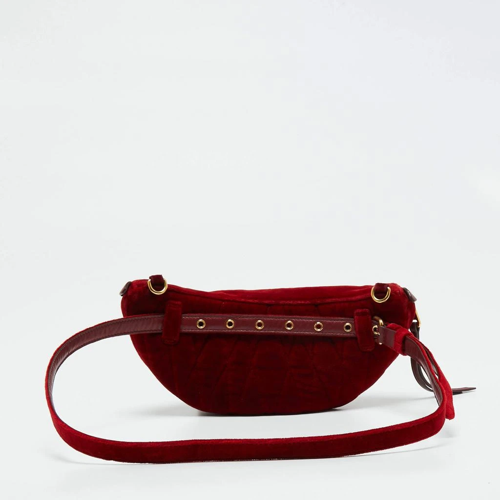 商品[二手商品] Miu Miu|Miu Miu Red Matelassé Velvet Belt Bag,价格¥1958,第4张图片详细描述