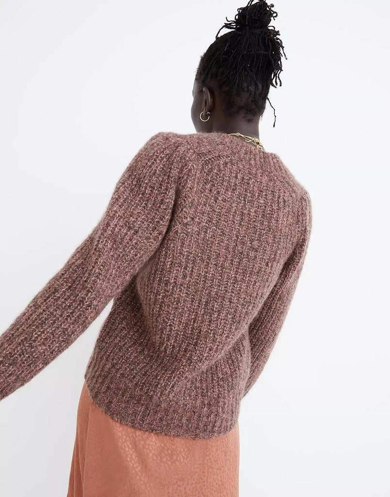 商品Madewell|Willowbend V-Neck Pleat-Sleeve Cardigan Sweater,价格¥640,第3张图片详细描述