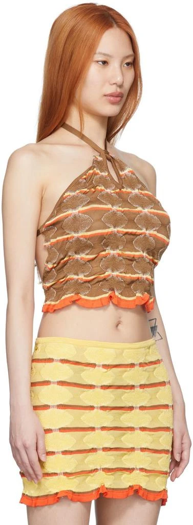 商品Gimaguas|Brown Viscose Tank Top,价格¥398,第2张图片详细描述