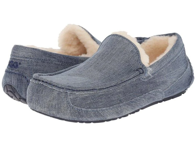 商品UGG|UGG Ascot Washed Denim 拖鞋,价格¥597,第1张图片