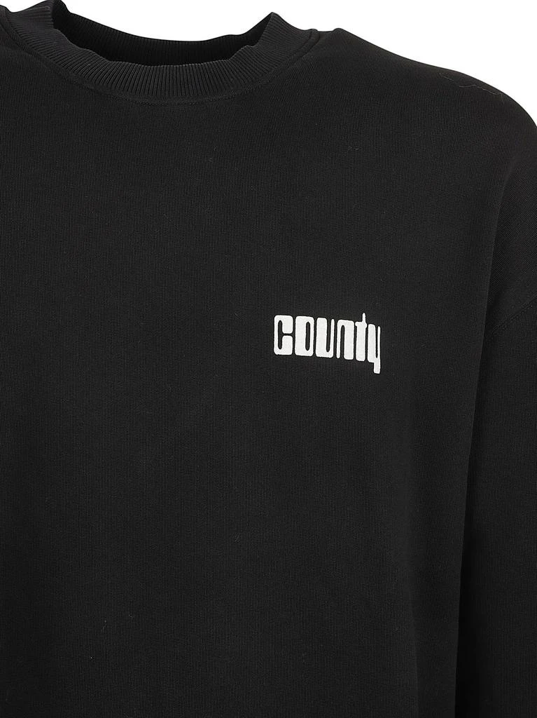 商品Marcelo Burlon|Marcelo Burlon County Of Milan Logo Printed Crewneck Sweatshirt,价格¥2250,第3张图片详细描述