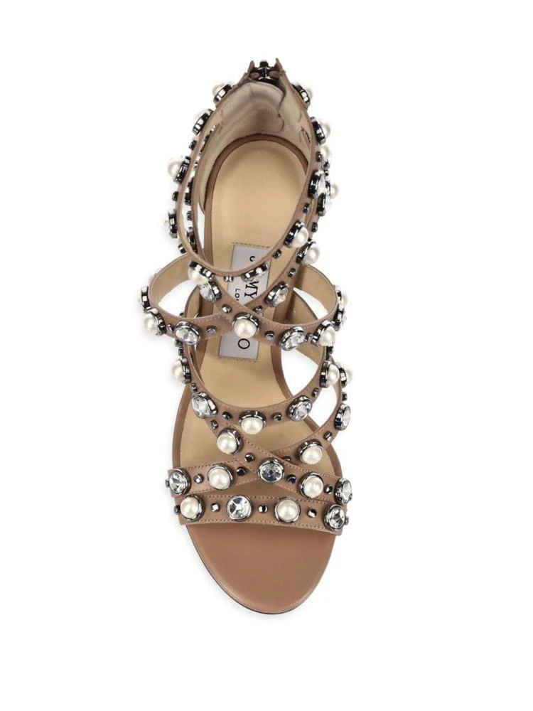 商品Jimmy Choo|Jimmy Choo - Moore Beaded Sandals,价格¥5982,第4张图片详细描述