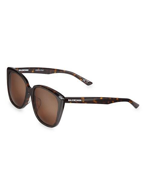 商品Balenciaga|Tip 57MM Square Sunglasses,价格¥2600,第4张图片详细描述