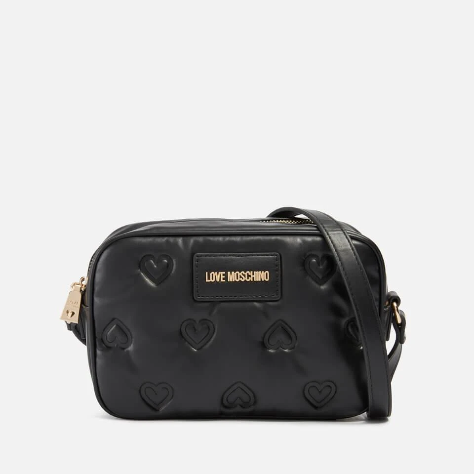 商品Love Moschino|Love Moschino Heart Quilted Faux Leather Camera Bag,价格¥866,第1张图片