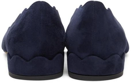 商品Chloé|Navy Suede Lauren Ballerina Flats,价格¥2507,第4张图片详细描述